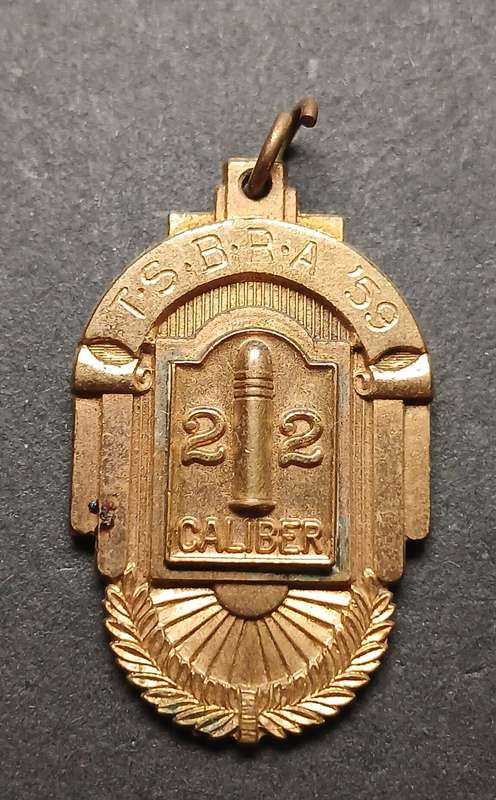 1959 T.S.B.R.A. 22 CALIBER MEDALLION 3A 1ST                      F116