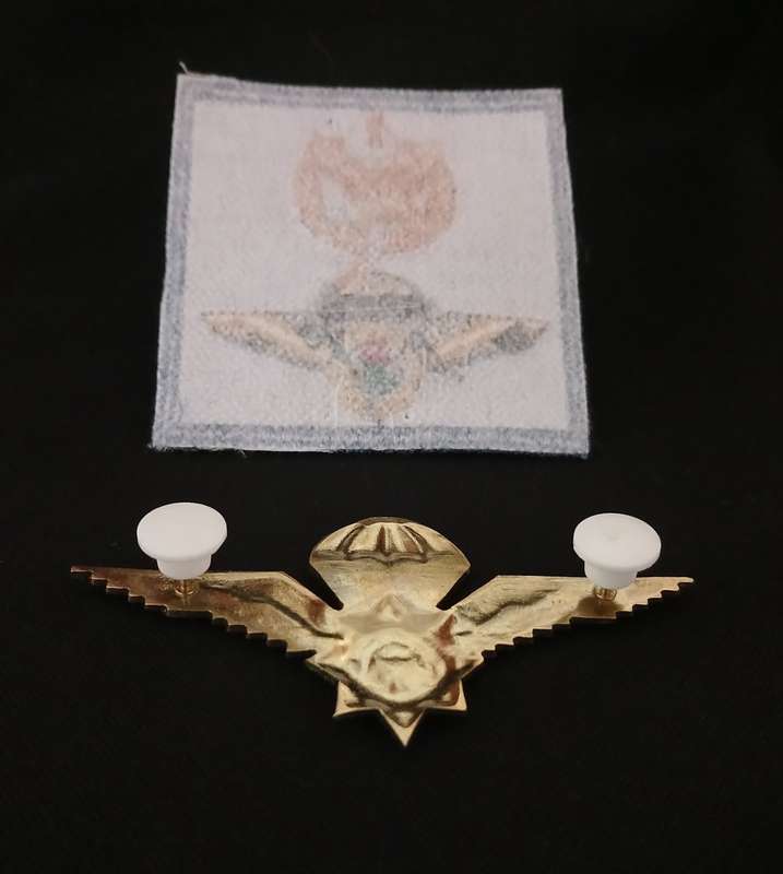 Police Task Force Badge ( Size 66mm x 66mm ) + Metal Wing          F118