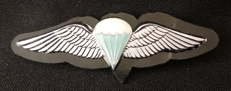 SADF SA PARACHUTE DISPATCHER- 50 JUMPS OR MORE FULL SIZE WING With Backing               F144