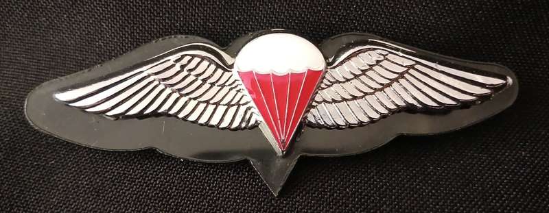 SADF PARACHUTE FREEFALL (FULL SIZE)  With Backing                F145