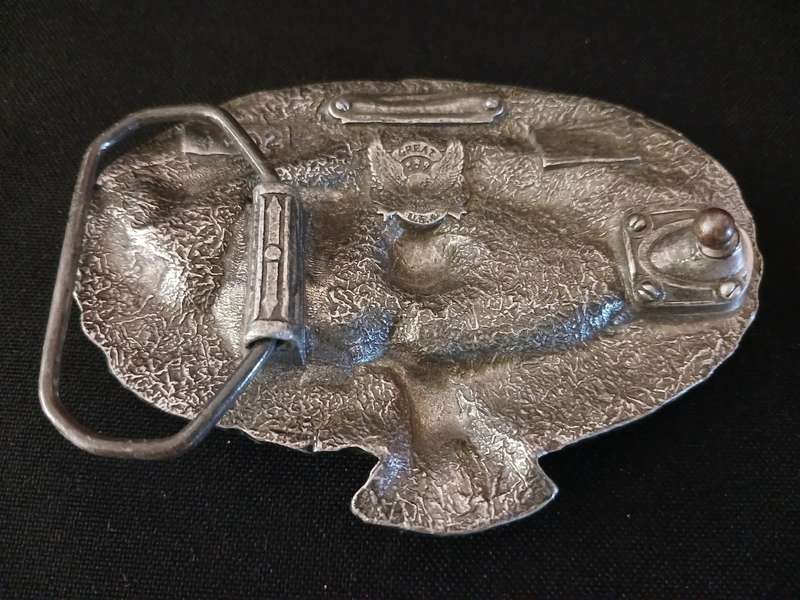 HOW THE WEST WAS WON ------ Metal Belt Buckle   ( Weight 144,1 grams )     F147