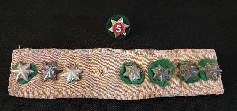 VINTAGE GIRL SCOUTS 6 POINT STAR RANK   1916-1929. ``` RARE FIND ```                     F154