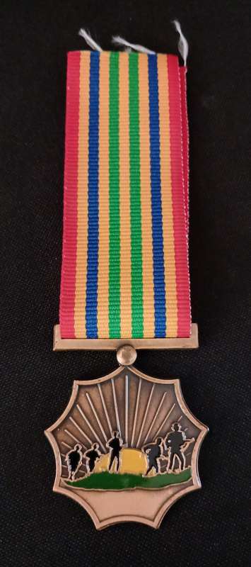 SADF & SANDF - SADF - MK Luthuli Detachment medal (Bronze) - Full size  Number 055              F164
