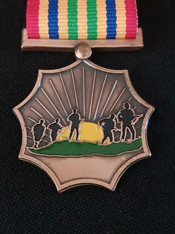 SADF & SANDF - SADF - MK Luthuli Detachment medal (Bronze) - Full size  Number 055              F164