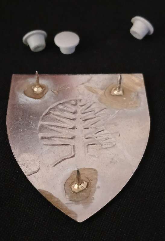 SADF WONDERBOOM MILITARY BASE SHOULDER FLASH ( Note Pins Repaired )           D90