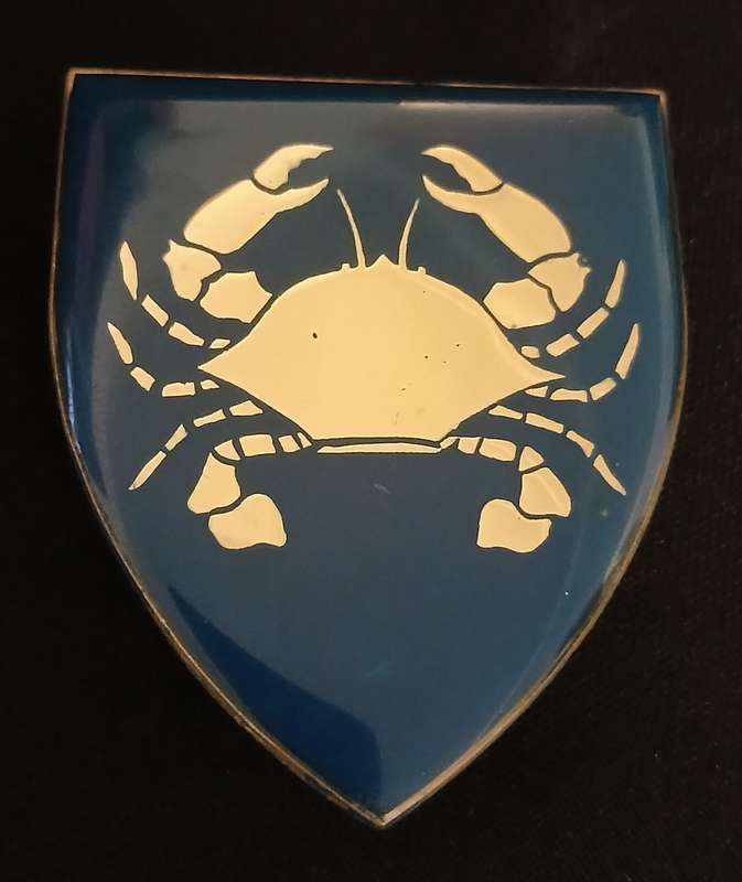 SADF KNYSNA COMMANDO SHOULDER FLASH   ( Note 2 Pins Repaired )         D100