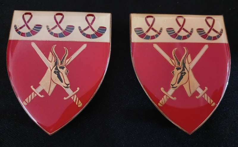 SADF ORANGE FREE STATE COMMAND CHIEF OF THE ARMY SHOULDER FLASHES        H28