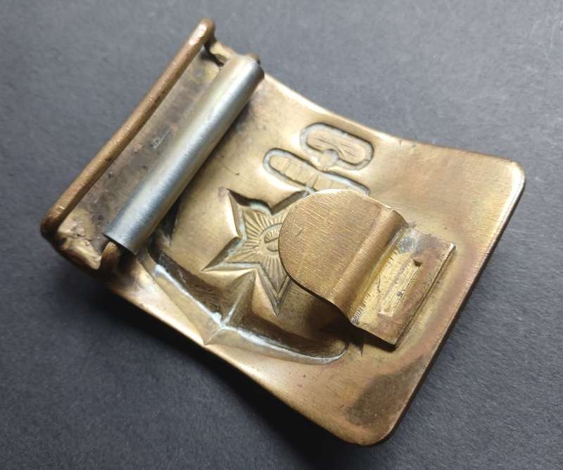 Belt Buckle Russia 1960 Cold War NOS Soviet Union Navy Red Fleet       F188