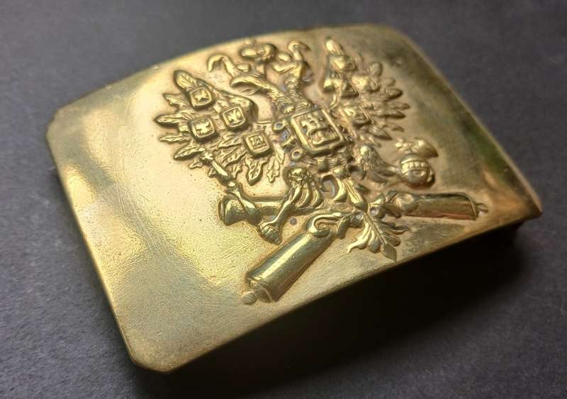 IMPERIAL RUSSIAN ARMY, ARTILLERY ENLISTED MEN BUCKLE                F190