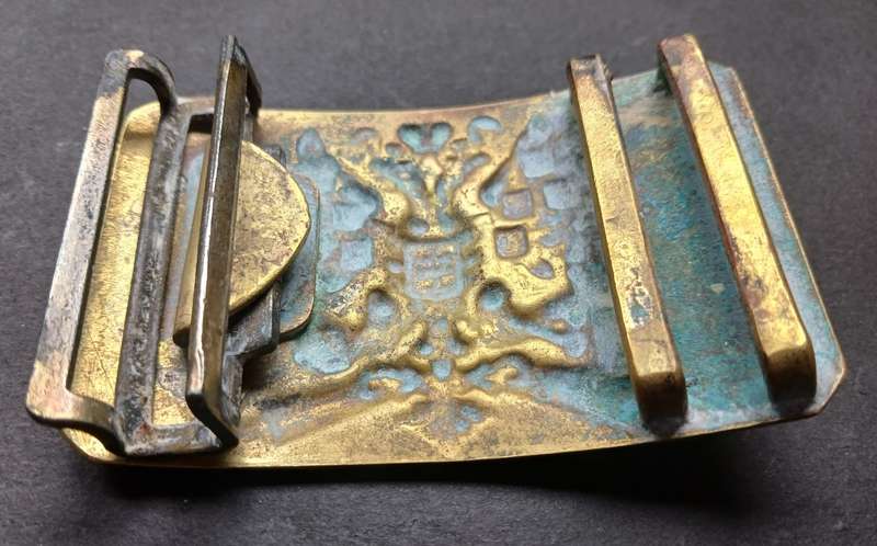 IMPERIAL RUSSIAN ARMY, ARTILLERY ENLISTED MEN BUCKLE                F190