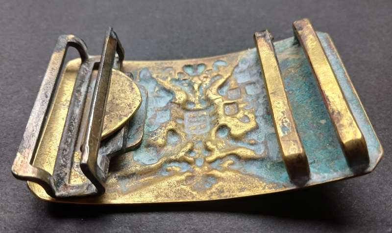 IMPERIAL RUSSIAN ARMY, ARTILLERY ENLISTED MEN BUCKLE                F190