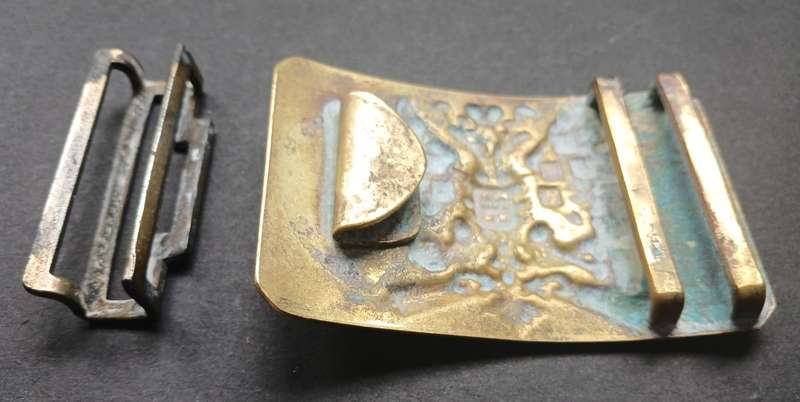 IMPERIAL RUSSIAN ARMY, ARTILLERY ENLISTED MEN BUCKLE                F190