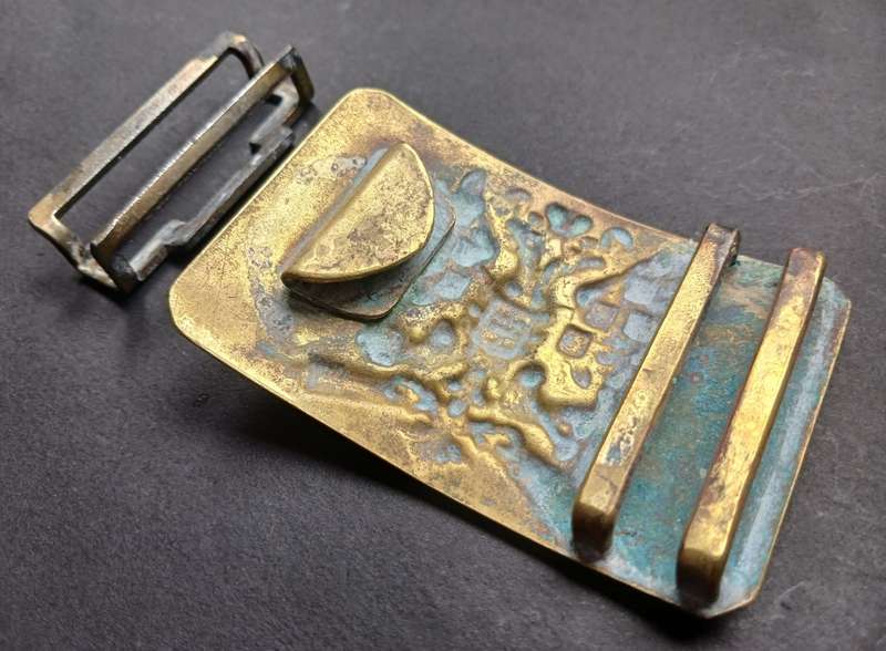 IMPERIAL RUSSIAN ARMY, ARTILLERY ENLISTED MEN BUCKLE                F190