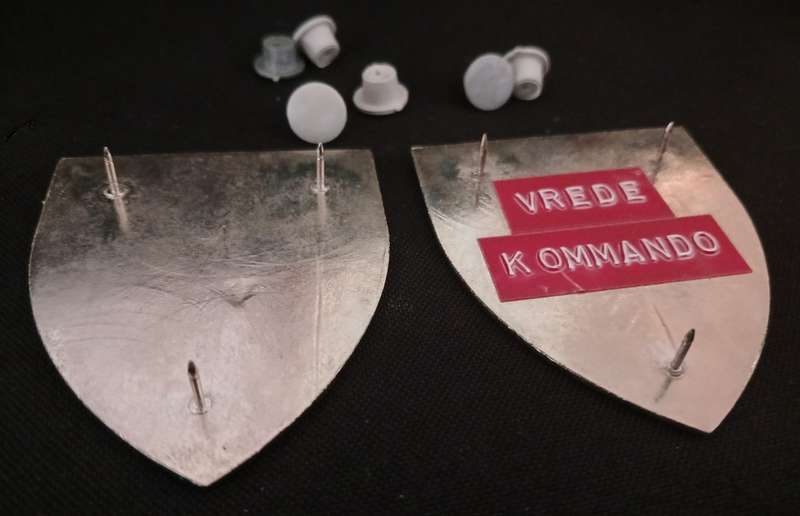 SADF VREDE COMMANDO SHOULDER FLASHES                             H41