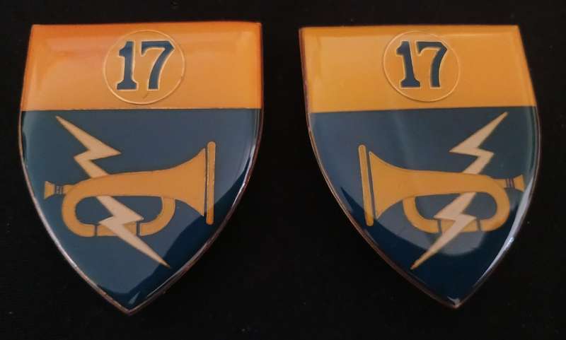 SADF 17 RECEPTION DEPOT SHOULDER FLASHES                          H44