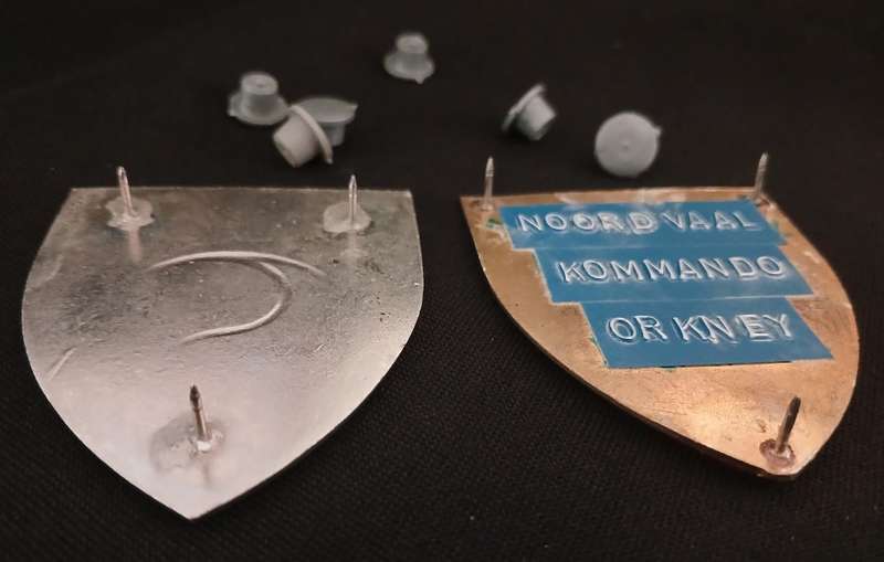 SADF NOORDVAAL COMMANDO ORKNEY SHOULDER FLAHSES             H48