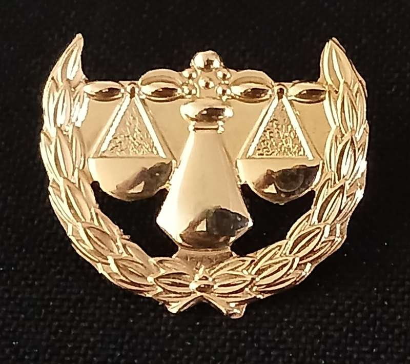 SANDF - Qualification - Military Law Practitioner - Service Dress Badge                      F227