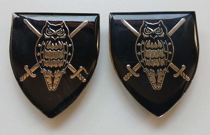 SADF - Military Intelligence HQ Shoulder Shoulder Flashes                          M8