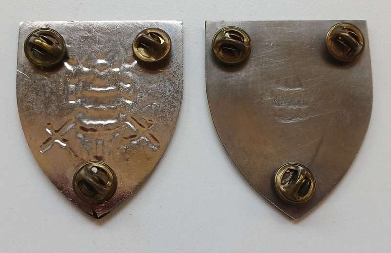 SADF - Military Intelligence HQ Shoulder Shoulder Flashes                          M8