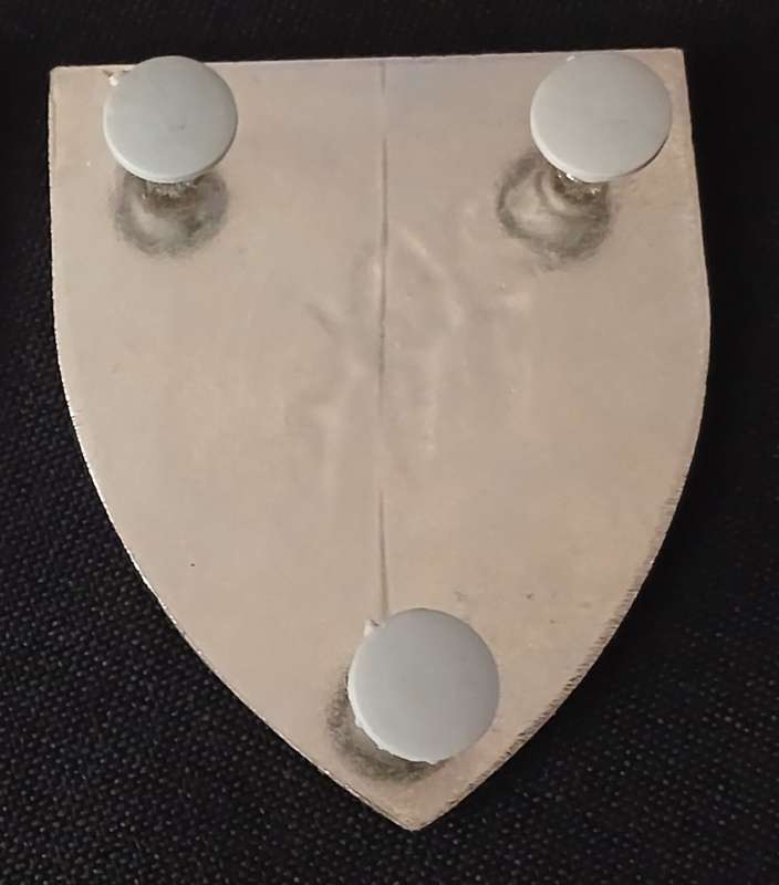 SADF SA. DEFENCE COLLEGE SHOULDER FLASH  ( ORRANGE )                 H69 B