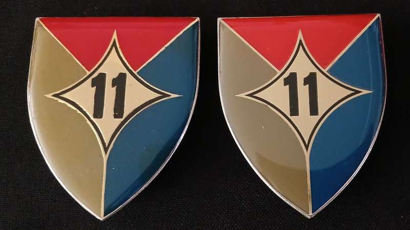 SADF 11 FIELD POSTAL UNIT SHOULDER FLASHES    ` OLD `     ` RARE `              H73