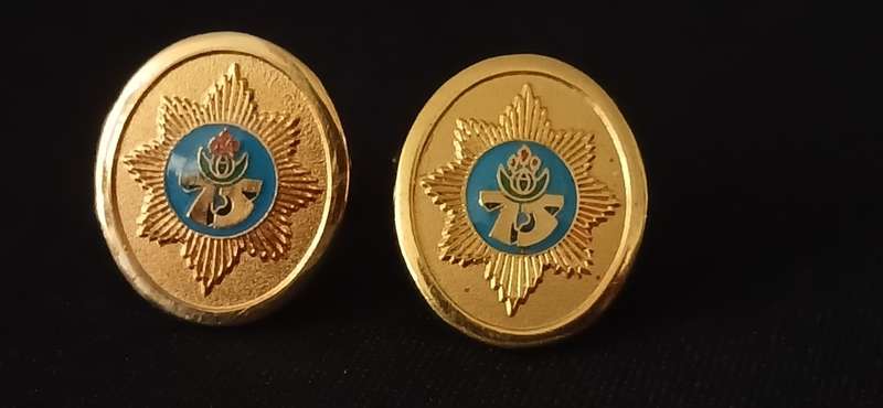 Old SA Police 75th Anniversary Insignia Cufflinks                   F230