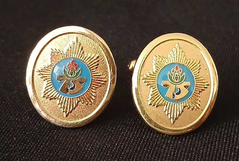 Old SA Police 75th Anniversary Insignia Cufflinks                   F230
