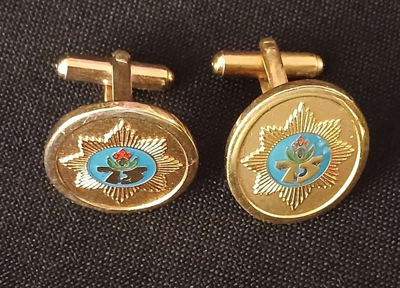 Old SA Police 75th Anniversary Insignia Cufflinks                   F230