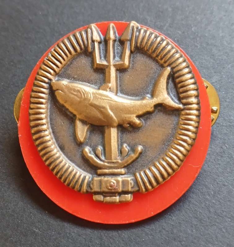 SA Army - Attack Diver ` Bronze` Special Forces Proficiency Badges  Full Size            F234