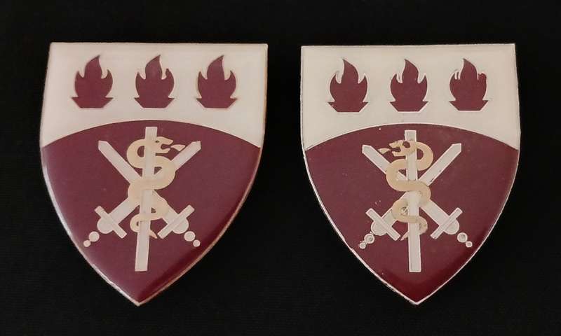 SADF SAMS Medical Training Command Shoulder Flashes  ` SCARCE `                  F238