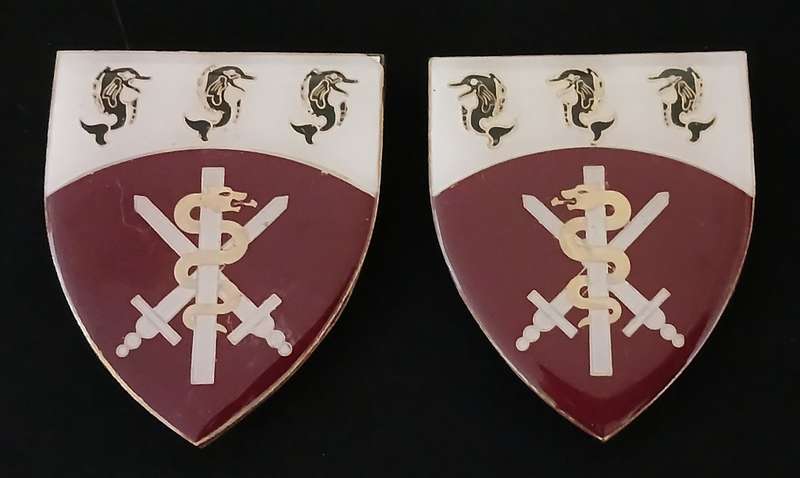 SADF SAMS E P Medical Command Shoulder Flashes  ` SCARCE `                          F239