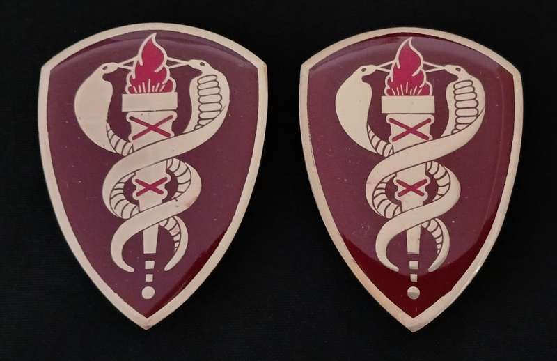 SADF SAMS MEDICAL TRAINING CENTRE SHOULDER FLASHES                 F243