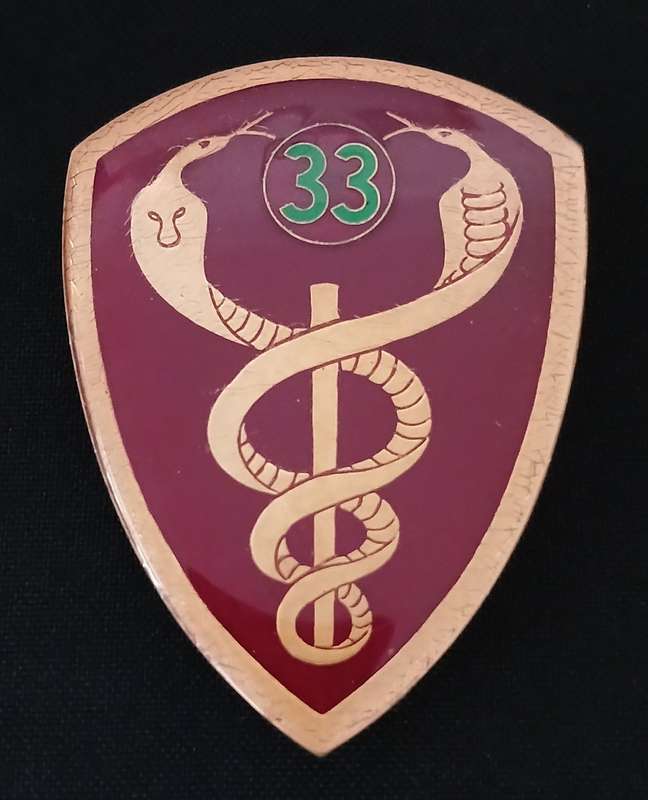 SADF SAMS  33 Field Ambulance Unit Shoulder Flash                                       F244
