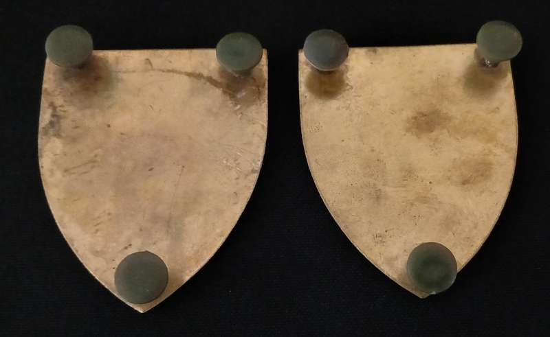 SADF 3 FIELD ENGINEERS SHOULDER FLASHES ( WITH TONGUE TYPE )         H82