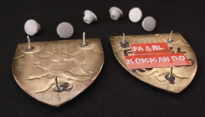 SADF PAARL COMMANDO SHOULDER FLASHES                                H86