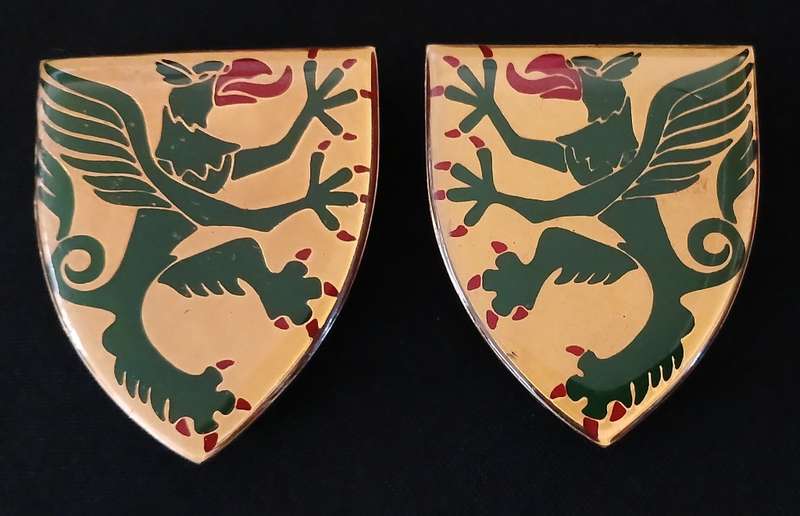 SADF REGIMENT LANGENHOVEN SHOULDER FLASHES                    H94