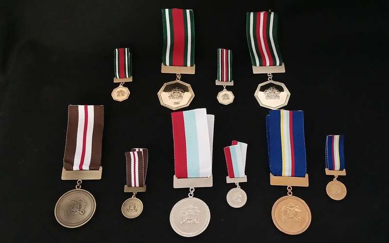 Namibia POLICE Medals Full Size And Miniatures ` MINT CONDITION `