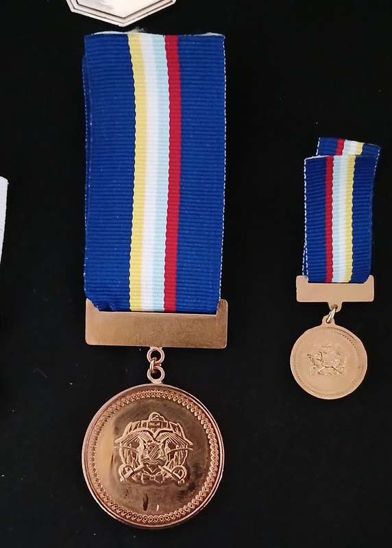Namibia POLICE Medals Full Size And Miniatures ` MINT CONDITION `