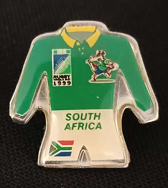 RUGBY World Cup 1999  Springbok Pin Badge                       V2