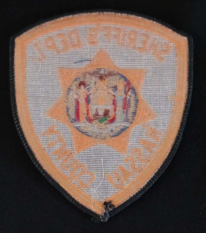 Sheriff`s Dept. NASSAU COUNTY Cloth Badge                          V8
