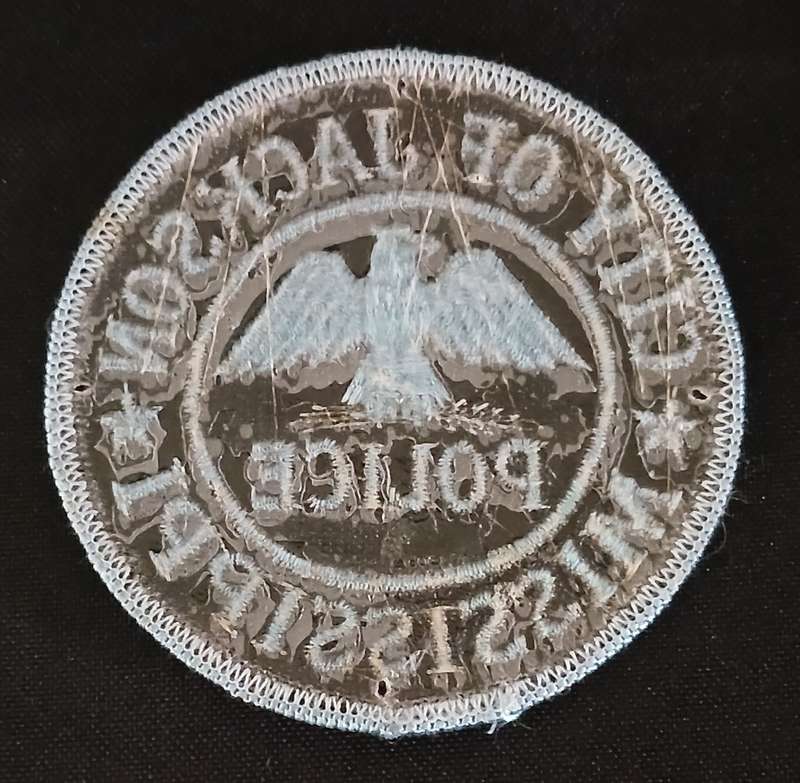CITY OF JACKSON MISSISSIPPI POLICE Cloth Badge                            V9
