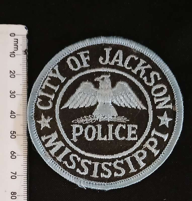 CITY OF JACKSON MISSISSIPPI POLICE Cloth Badge                            V9