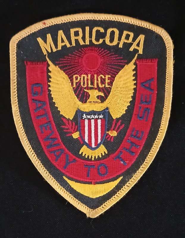 MARICOPA POLICE GATEWAY TO THE SEA Cloth Badge                           V10