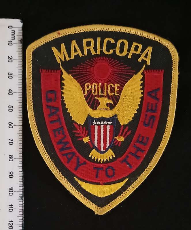 MARICOPA POLICE GATEWAY TO THE SEA Cloth Badge                           V10