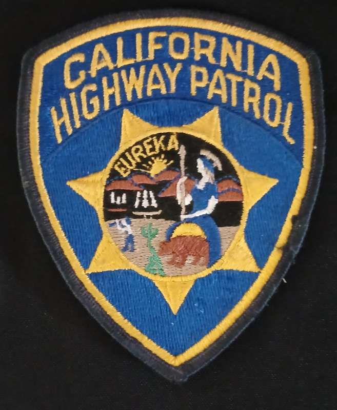 CALIFORNIA HIGHWAY PATROL Cloth Badge                      V11