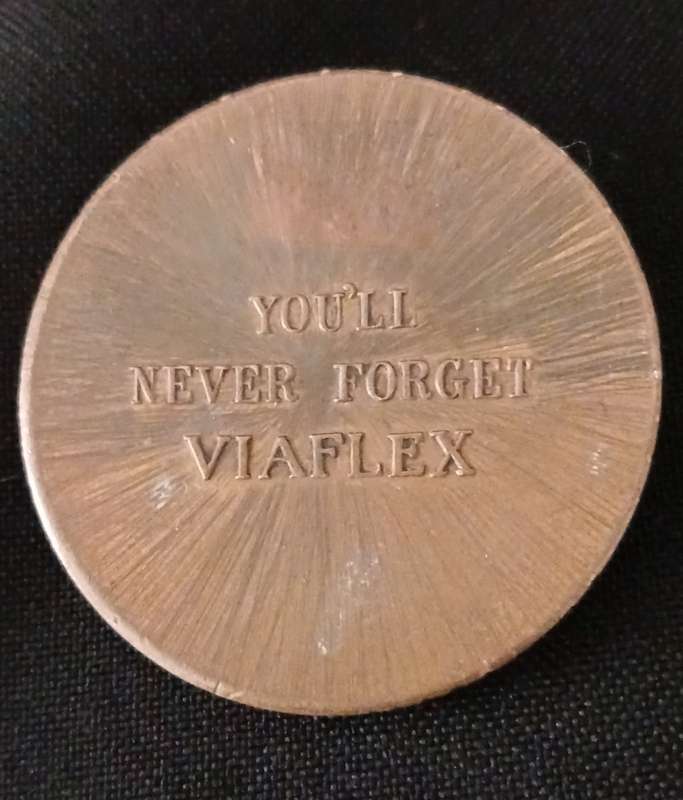 William Harvey Medallion  1578 - 1657   YOU`LL NEVER FORGET VIAFLEX   ( Bronze )                V18