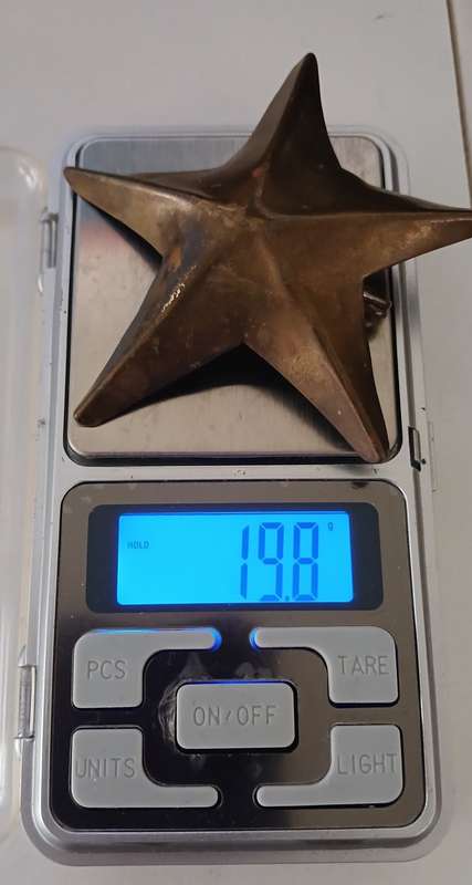 WW 2 TRENCH ART  ` BRASS `                    V29