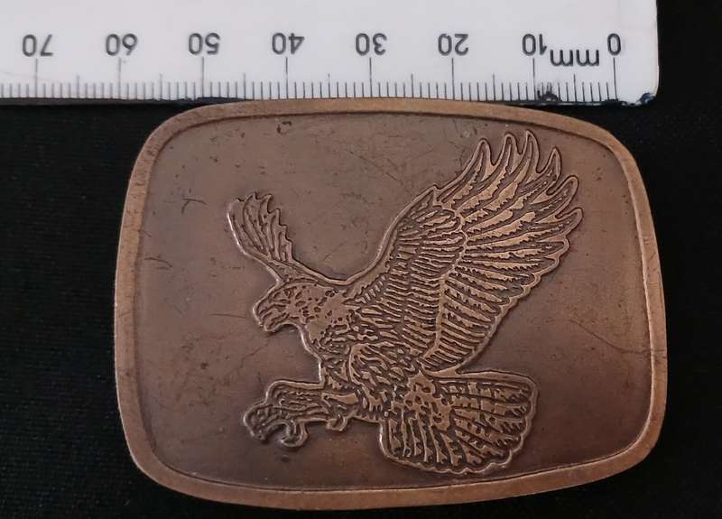 BELT BUCKLE WITH EAGEL                           V31