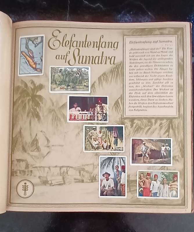 ` Mit Hagenbeck auf Tierfang `  Collectible picture album vintage 1931    `` WoW ``