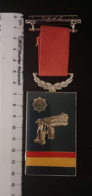 South African Police Pistol / Marksman Medal 1996               `` STUNNING `                V47